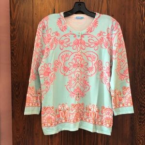 NWOT MINT J McLaughlin button down cardigan size L